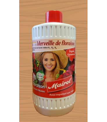 Engrais Merveille de Floraison Géraniums Mairol 1000 ml 