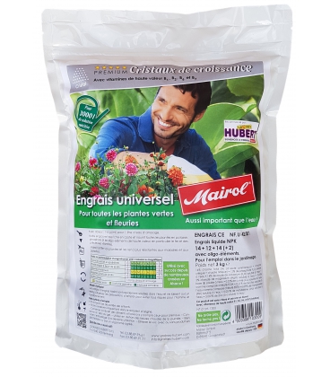 Engrais Sel Universel Cristaux de Croissance 3 kg Mairol