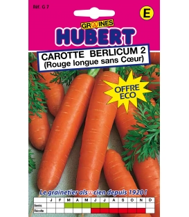 Graines de Carotte Berlicum 2 longue sans Coeur Format ECO