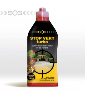 Stop Vert Turbo -  Algues, Mousses, Lichens, Moisissures 