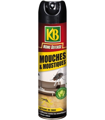 Aérosol Contre Mouches & Moustiques Action Choc - 400 ml