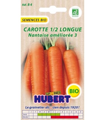 Carotte Nantaise Am&eacute;lior&eacute;e 3 BIO
