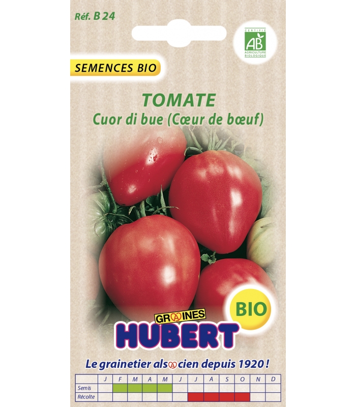Sachet de graine de tomate 5 variétés certifié AB