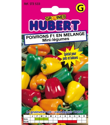 Mini-Poivron F1 en M&eacute;lange