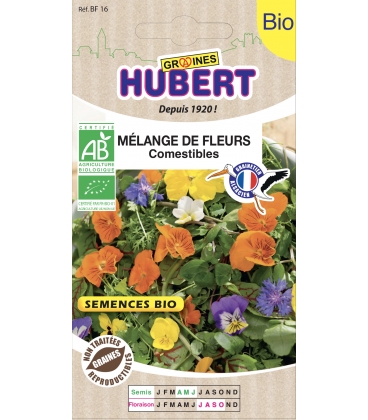 Fleurs Comestibles BIO