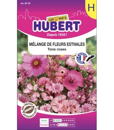 Fleurs Tons Roses - Format ECO